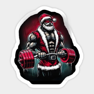 I'm Going To The Gym Merry Christmas Gift, Motivation, Xmas, Workout Gift Sticker